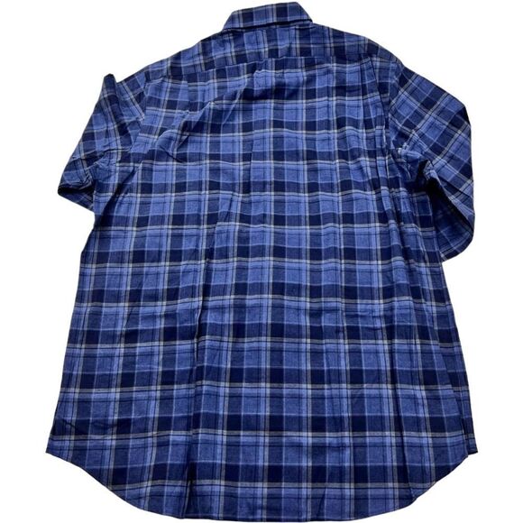 New Polo Ralph Lauren Men XL Blue Plaid Shirt Classic Long Sleeve Button Down - Picture 5 of 8